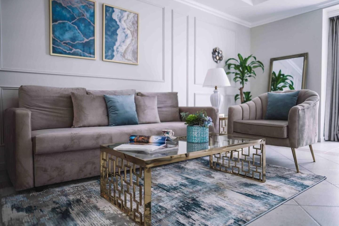 Sea & Palm View Elegant 1 Bedroom Apartment Dubai Buitenkant foto