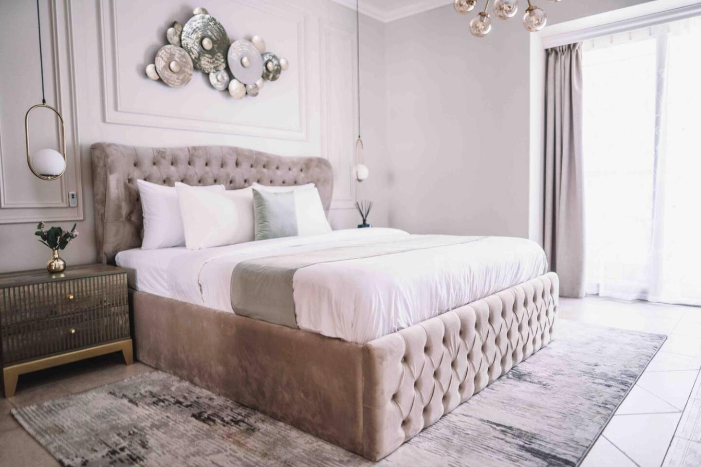 Sea & Palm View Elegant 1 Bedroom Apartment Dubai Buitenkant foto